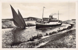 EGYPTE - The Suez Canal - At The Curve Of El-Guirsh - Carte Postale Ancienne - Suez