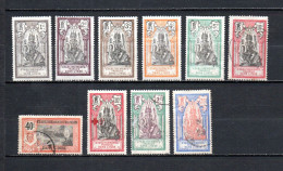 India   1903-08  .-   Y&T  Nº    25/30-36-43-49-52     (  28 Y 29  Doblez  ) - Oblitérés