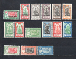 India   1923-29  .-   Y&T  Nº    79-81-85/97 - Used Stamps