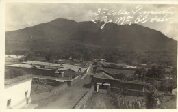 El Salvador, SANTIAGO DE MARIA, 3a Calle Poniente, El Tigre Volcano (1910s) RPPC - El Salvador