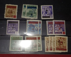 OCCUPAZIONE JUGOSLAVA TRIESTE 1945 - MONUMENTI DISTRUTTI 16 VALORI NUOVI ** MNH - Occ. Yougoslave: Trieste