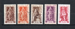 India   1948  .-   Y&T  Nº    248/249-250/251-255 - Usados