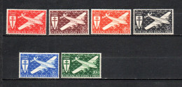 India   1942  .-   Y&T  Nº    1/6    Aéreos - Used Stamps