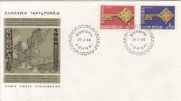 FDC GREECE 974-975 - 1968