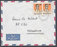 Cb0106 ZAIRE 1982, Mobutu Stamps On Lubumbashi Aerogare Cover To Mbandaka - Covers & Documents