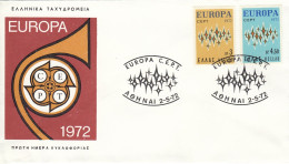 FDC GREECE 1106-1107 - 1972