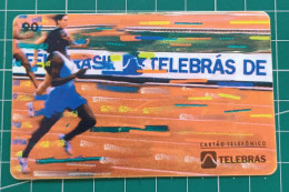 BRAZIL PHONECARD RUNNER WOMAN - Brasilien