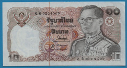 THAILAND 10 Baht ND (1980) Serie 6H 3204566  P# 87  Rama IX  Sign.53 - Thaïlande