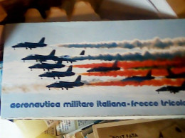 BROCHURES FRECCE TRICOLORI CACCIA AEREI PATTUGLIA ACROBATICA  ITALIA 1987 POSTER JH10596 - Aviazione