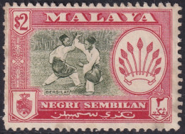 Malaya Negri Sembilan 1963 Sc 73 SG 78a MNG(*) Damaged Perfs Perf 13x12.5 - Negri Sembilan