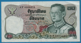 THAILAND 20 BAHT ND (1981) P#88 # 3F 4308075 RAMA IX Sign.64 - Thaïlande