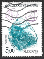 FRANCE. N°2432 Oblitéré De 1986. Fluorite. - Minéraux