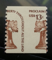 USA 1975 Perf. Error 13c Liberty Bell MNH OG SC#1618 - Variedades, Errores & Curiosidades