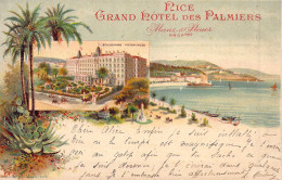 FRANCE - 06 - Nice - Grand Hôtel Des Palmiers - Carte Postale Ancienne - Cafés, Hoteles, Restaurantes