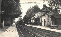 Carte POSTALE  Ancienne De  MOIRANS - Gare Intérieure - Moirans