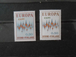 FINLANDE YT 665/666 EUROPA 1972** - 1972