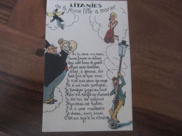 Carte Postale Illustrateur, Litanies De La Jeune Fille à Marier - Faizant