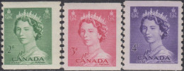 CANADA  Unitrade   331-33  ( Z2 )  MNH   Queen Elizabeth - Ongebruikt