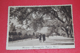 Merano Passeggiata Regina Elena 1937 + Timbro Targhetta Visitate L' Italia - Merano