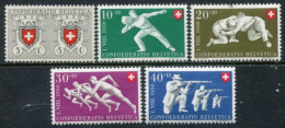 SWITZERLAND 1950 Pro Patria MNH / **.. Michel 545-49.  (Small Fault On 20 C.) - Nuovi