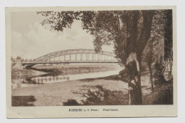 Nienburg, Weserbrücke Gelaufen Zug Ca.1919y..  G522 - Nienburg