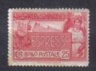 AP528 - SAN MARINO 1907 , Espresso N. 1  ***  MNH. Forti Ossidazioni Al Retro - Express Letter Stamps
