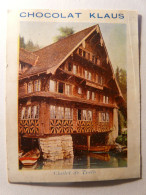 IMAGE CHROMO CHOCOLAT KLAUS - CHALET DE TREIB - SUISSE - 9cm X 7cm - SWITZERLAND SWISS - Altri & Non Classificati