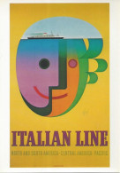 CPM  Affiche Pour La Compagnie Maritime ‘’Italian Line’’ (1956) - Fore