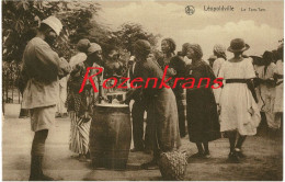Belgisch Congo Belge Leopoldville Le Tam Tam Femmes Indigenes Natives CPA Afrique Africa Ethnique Ethnic - Congo Belge