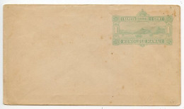 Hawaii 1883 Mint Scott U1 - 1c. Honolulu Harbor Postal Envelope - Hawaï