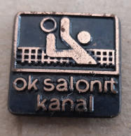 Volleyball Club OK Salonit Kanal Slovenia Ex Yugoslavia   Vintage Pin - Voleibol