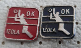 Volleyball Club OK IZOLA  Slovenia Ex Yugoslavia  Vintage Pins - Volleyball