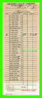 FACTURE - CRESCENT CHEESE COMPANY, PARK Ave - FACTURE No 72871 - MONTANT DE 3,48$ EN 1965 - - Kanada