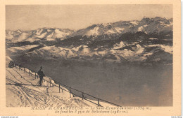 MASSIF DE CHARTREUSE (38) CPA ±1930 - Le St-Eynard En Hiver - Au Fond, Les 3 Pics De BELLEDONNE - Éd. MARF  - - Chartreuse