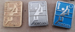 Volleyball Federation Of Slovenia OZS Vintage Pins - Voleibol