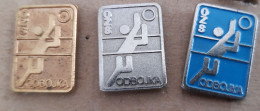 Volleyball Federation Of Slovenia OZS Vintage Pins - Volleyball