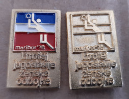 Volleyball Competition 1st Trofej Jugoslavije Maribor 1978 Slovenia Ex  Yugoslavia Vintage Pins - Volleybal