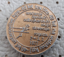 Volleyball Club Partizan Rogoza 1977 Slovenia Ex  Yugoslavia Vintage Pin - Volleyball