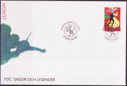 Europa CEPT 1997 Aland - Finlande FDC Y&T N°128 - Michel N°128 - 2,90m EUROPA - 1997