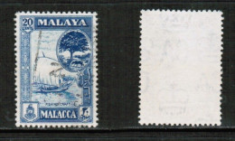 MALAYA---Malacca   Scott # 51 USED (CONDITION AS PER SCAN) (Stamp Scan # 897-13) - Malacca