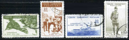 Türkiye 1955 Mi 1415-1418 Battle Of The Dardanelles, 40th Anniversary - Usati