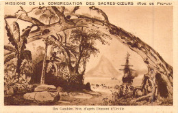 FRANCE - Polynésie Française - Iles Gambier - Site, D'après Dumont D'Urville - Missions De La.. - Carte Postale Ancienne - Polynésie Française