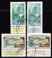 Türkiye 1957 Mi 1531-1532 (Zf I & Zf II) Forestry Teaching - Gebraucht