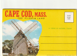 Souvenir Folder Of Cape Cod, Massachusetts  The Pilgrim Land - Cape Cod