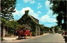 Florida St Augustine City Gate And Oldest Wooden Schoolhouse - St Augustine