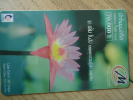 LAOS USED CARDS  PLANTS FLOWERS - Blumen