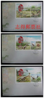 China Hong Kong 2014 Chinese Dinosaur Stamps Booklet 恐龍  FDC - FDC