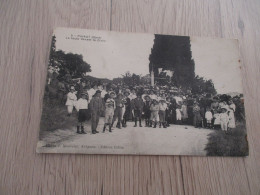 CPA 30 Gard Pujaut La Foule Devant La Croix - Sonstige & Ohne Zuordnung