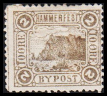 1888. NORGE. HAMMERFEST BYPOST TO ÖRE. Hinged. Thin.  - JF531623 - Emisiones Locales