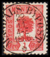 1886. NORGE. MANDAL BYPOST 1 ØRE. LUXUS Cancelled MANDALS BYPOST 22 11 1886.  - JF531628 - Ortsausgaben